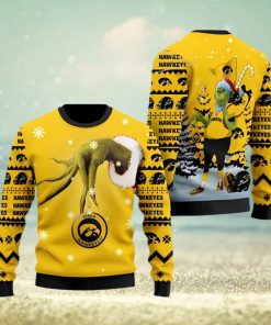 Iowa Hawkeyes Team Grinch Ugly Christmas Sweater