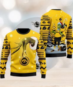 Iowa Hawkeyes Team Grinch Ugly Christmas Sweater