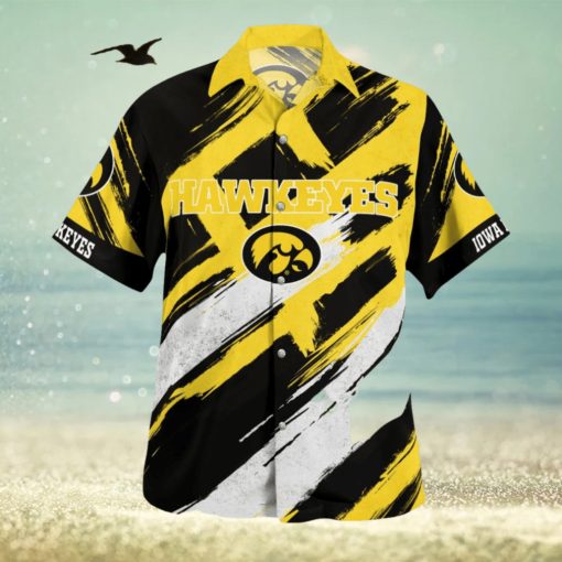 Iowa Hawkeyes Vintage Surfboard 3D Hawaiian Shirt Best For Fans Beach Gift For Men And Women