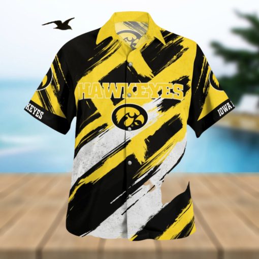 Iowa Hawkeyes Vintage Surfboard 3D Hawaiian Shirt Best For Fans Beach Gift For Men And Women