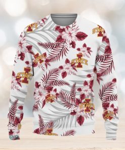 Iowa State Cyclones Tropical Patterns Ugly Xmas Sweater