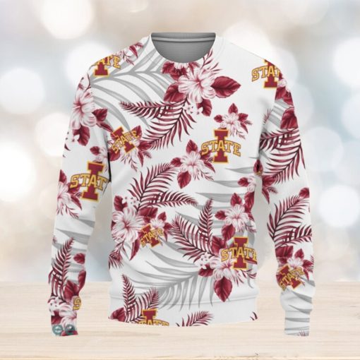 Iowa State Cyclones Tropical Patterns Ugly Xmas Sweater