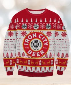 Iron City Beer Ugly Christmas Holiday Sweater