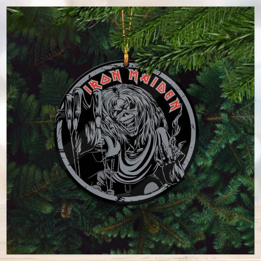 Iron Maiden Number Of The Beast Holiday Gifts Christmas Tree Ornament