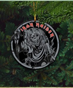 Iron Maiden Number Of The Beast Holiday Gifts Christmas Tree Ornament