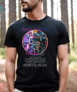 Iron Maiden The Future Past Tour Australia 2024 T Shirt