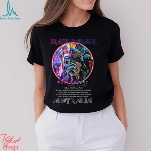 Iron Maiden The Future Past Tour Australia 2024 T Shirt