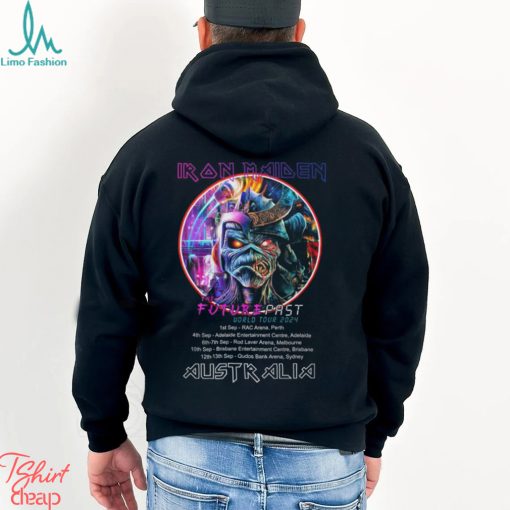 Iron Maiden The Future Past Tour Australia 2024 T Shirt