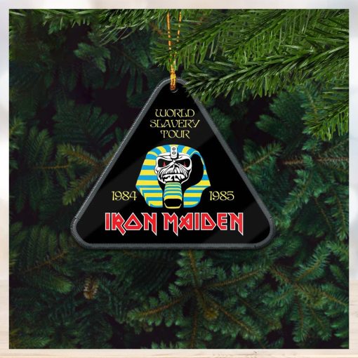 Iron Maiden World Slavery Tour 1984 1985 Holiday Gifts Christmas Tree Ornament