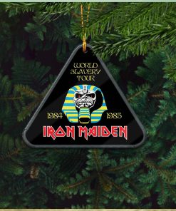 Iron Maiden World Slavery Tour 1984 1985 Holiday Gifts Christmas Tree Ornament