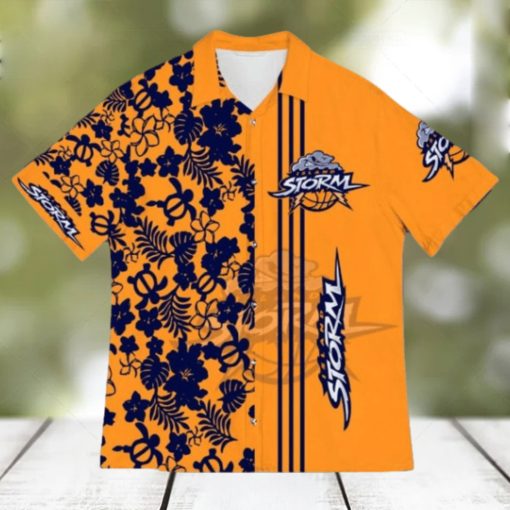 Island Storm American Sports Team Flower Beach Tree Hawaii Shirt Summer Gift For Fans