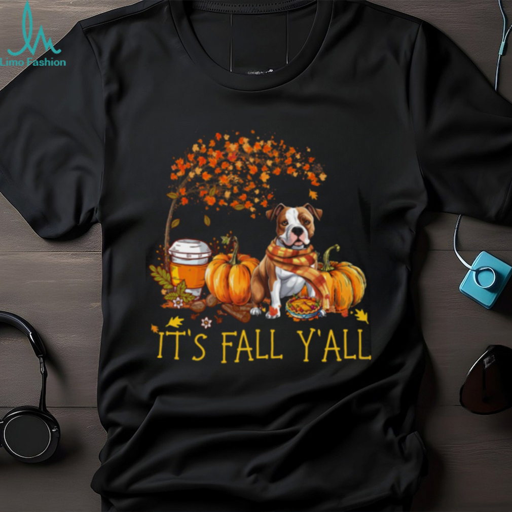 It's Fall Y'all Thanksgiving Pitbull Classic T Shirt It's Fall Y'all Thanksgiving Pitbull Classic T Shirt