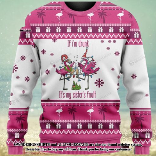 Its My Sister Fault Christmas 2021 Knitting Pattern Ugly Christmas Holiday Sweater