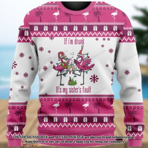 Its My Sister Fault Christmas 2021 Knitting Pattern Ugly Christmas Holiday Sweater