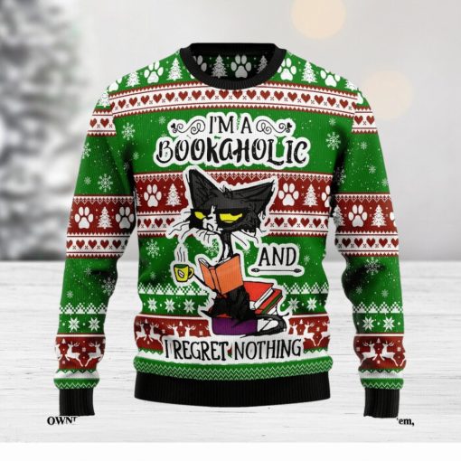 I‘m A Bookaholic Christmas Ugly Xmas Wool Knitted Sweater