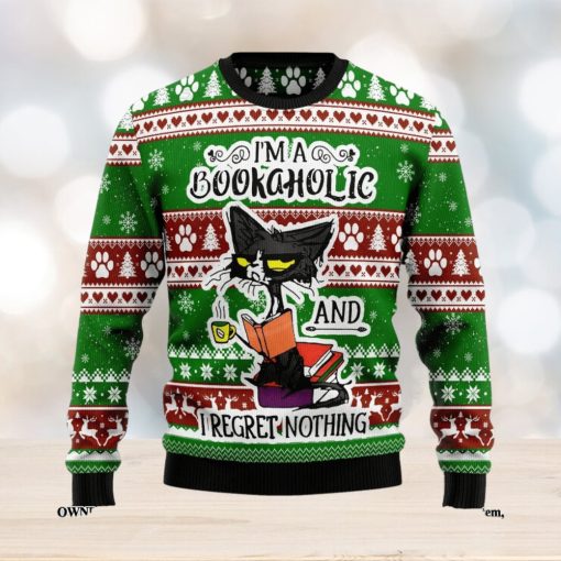 I‘m A Bookaholic Christmas Ugly Xmas Wool Knitted Sweater