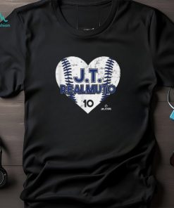 J.T. Realmuto 10 Heart Baseball T Shirt