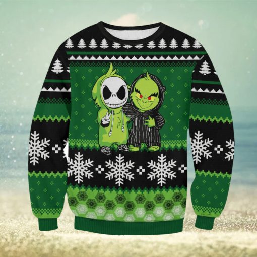 Jack And Grinch For Christmas Gifts Ugly Christmas Holiday Sweater