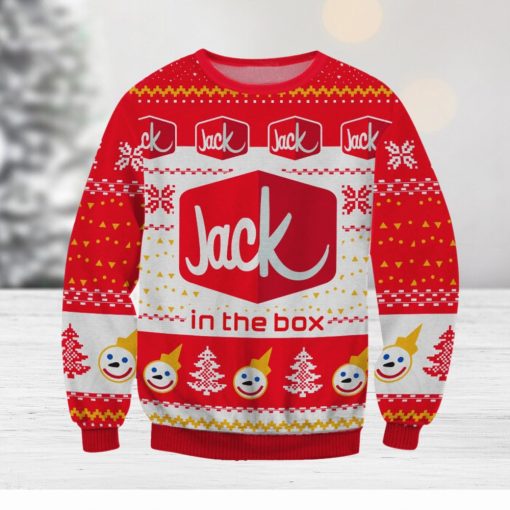 Jack In The Box For Christmas Gifts 3D Printed Ugly Christmas Sweater