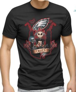 Jack Skellington Halloween Philadelphia Eagles 2023 Shirt