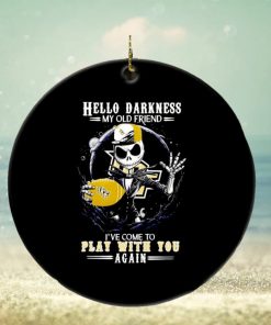 Jack Skellington UCF Knights hello darkness my old friend ornament