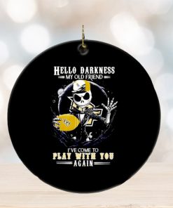 Jack Skellington UCF Knights hello darkness my old friend ornament