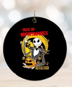 Jack Skellington trick or nightmares this is Halloween ornament