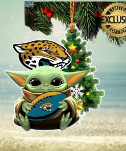 Jacksonville Jaguars Logos Football Yoda Unique Christmas Ornament