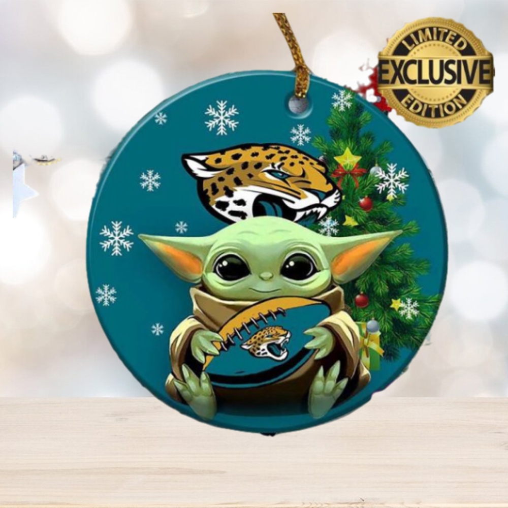 Miami Dolphins Baby Yoda NFL Football Christmas Ornament Cute Christmas  Gifts