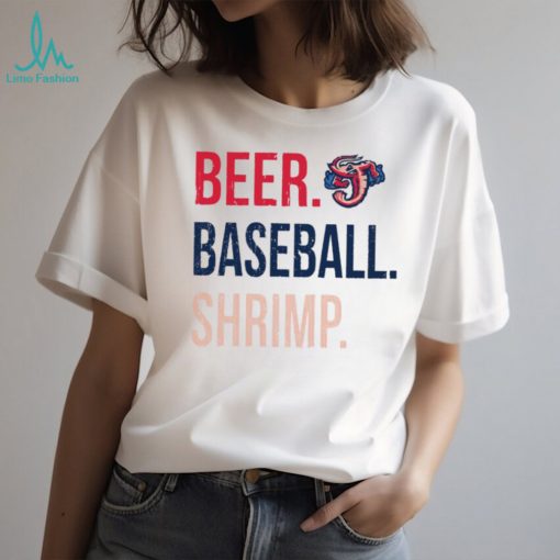 Jacksonville Jumbo Shrimp 108 Stitches Beer Baseball Shrimp shirt