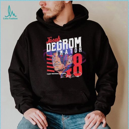 Jacob deGrom Inator Texas deGrominator Machine Shirt