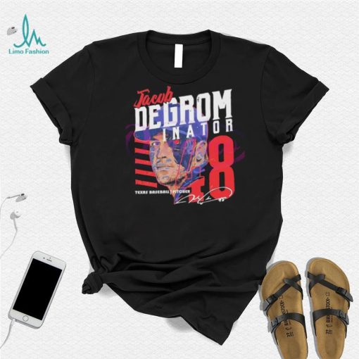 Jacob deGrom Inator Texas deGrominator Machine Shirt