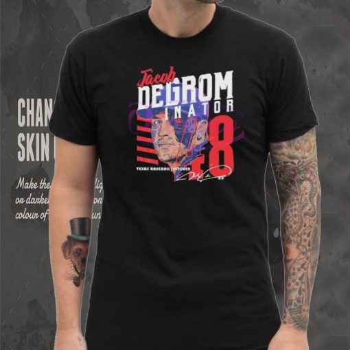 Jacob deGrom Inator Texas deGrominator Machine Shirt