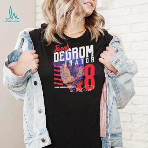 Jacob deGrom Inator Texas deGrominator Machine Shirt