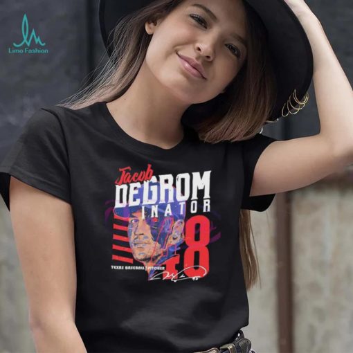 Jacob deGrom Inator Texas deGrominator Machine Shirt