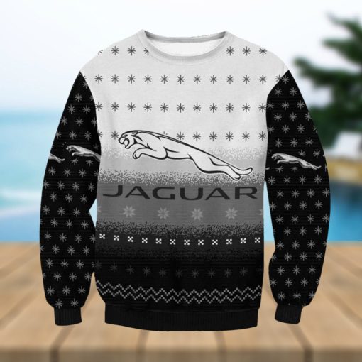 Jaguar For Christmas Gifts Ugly Christmas Wool Knitted Sweater