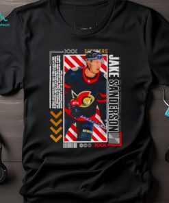 Jake Sanderson Hockey Paper Poster Senators shirt