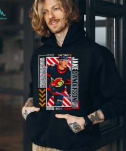 Jake Sanderson Hockey Paper Poster Senators shirt