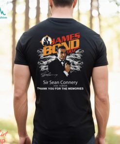 James Bond 007 Sir Sean Connery 1930 – Forever Thank You For The Memories Unisex T Shirt