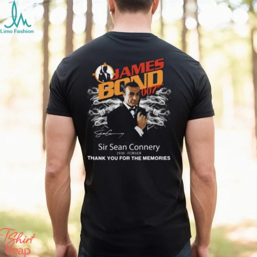 James Bond 007 Sir Sean Connery 1930 – Forever Thank You For The Memories Unisex T Shirt