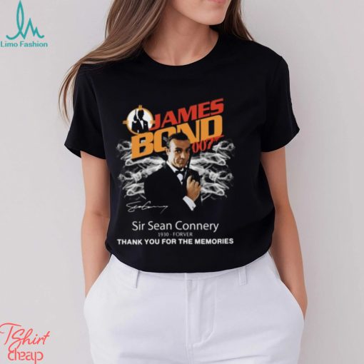 James Bond 007 Sir Sean Connery 1930 – Forever Thank You For The Memories Unisex T Shirt