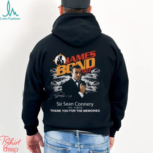 James Bond 007 Sir Sean Connery 1930 – Forever Thank You For The Memories Unisex T Shirt
