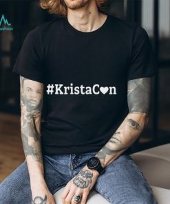 Jared Padaleck Wearing #Kristacon Shirt