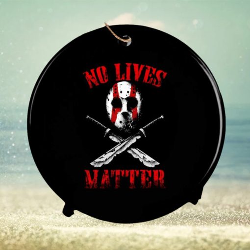 Jason Voorhees no live matter Halloween ornament