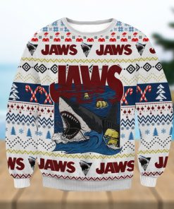 Jaws Christmas Ugly Wool Knitted Sweater