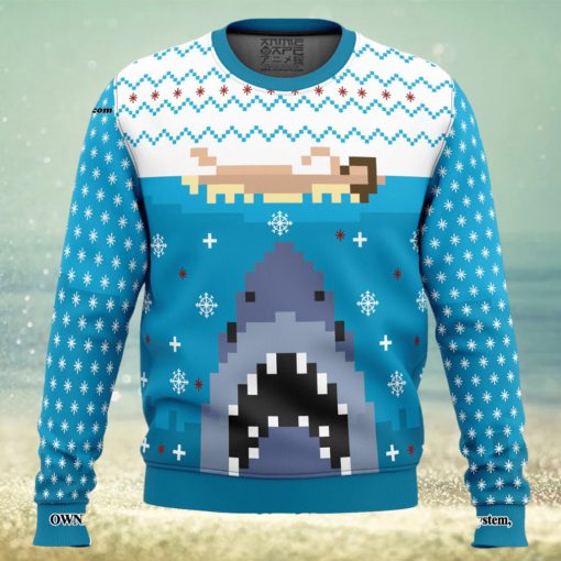 Jaws Ugly Xmas Wool Knitted Sweater