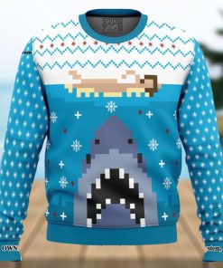 Jaws Ugly Xmas Wool Knitted Sweater