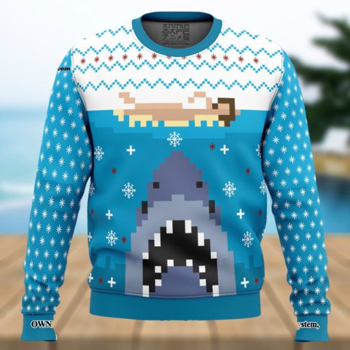 Jaws Ugly Xmas Wool Knitted Sweater