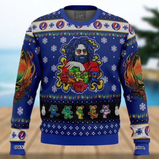 Jerry Garcia Grateful Dead For Christmas Gifts Ugly Christmas Sweater