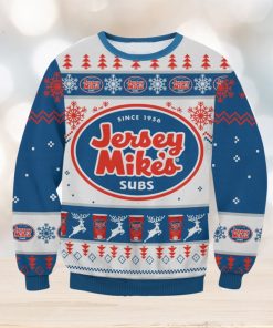 Jersey Mike’s For Christmas Gifts Ugly Christmas Wool Knitted Sweater